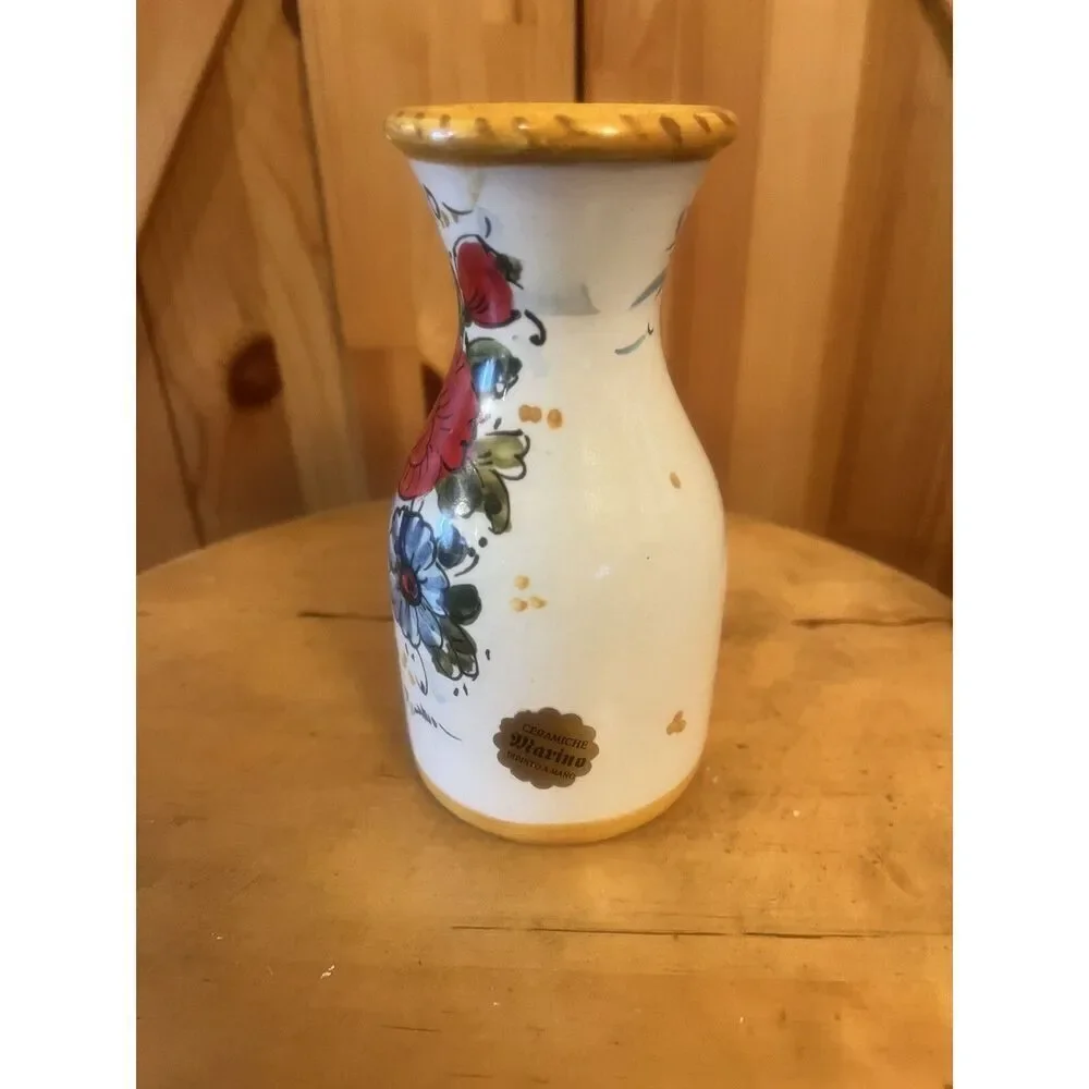 FIRENZE Vintage, Hand-Painted Vase, Crafted in Italy (6081)